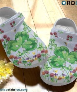 Saint Patrick Lucky Symbols Crocs Shoes