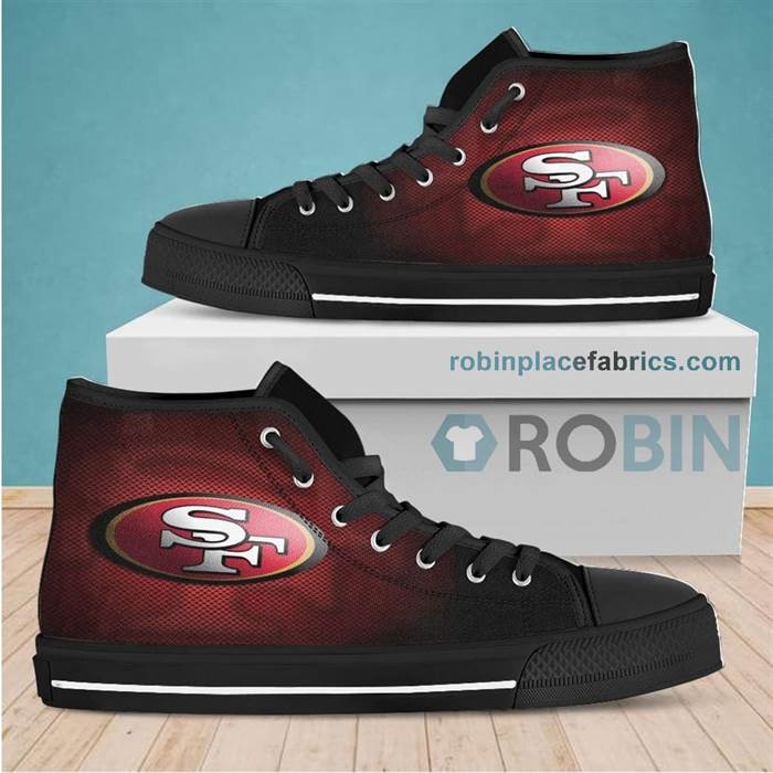 San Francisco 49er Canvas Sneaker Top Shoes