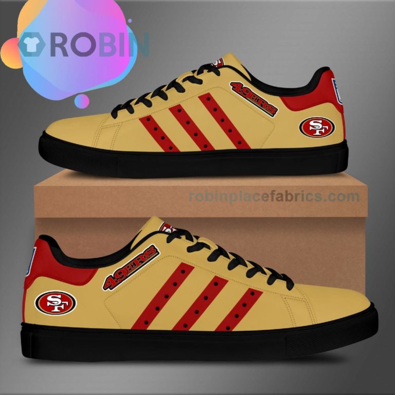 San Francisco 49ers Leather Low Top Sneaker – Stan Smith Sneaker