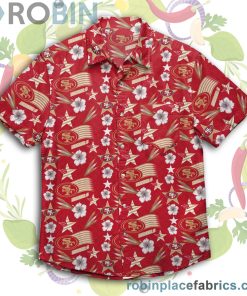San Francisco 49ers Nfl Americana Button Up Shirt