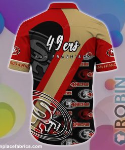 San Francisco 49ers NFL Short Sleeve Button Down Shirt