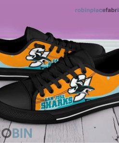 San Jose Sharks Canvas Shoes Low Top San Jose Sharks Canvas Shoes Low Top