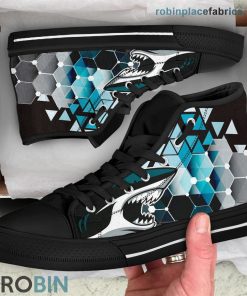 San Jose Sharks Canvas Sneaker High Top