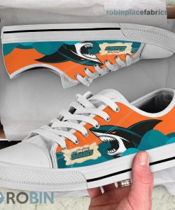 San Jose Sharks Canvas Sneaker Low Top San Jose Sharks Canvas Sneaker Low Top