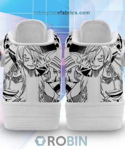 Sanji Sneakers Air Mid Custom One Piece Anime Shoes Sanji Sneakers Air Mid Custom One Piece Anime Shoes