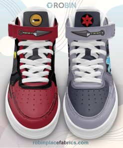 Sasuke Uchiha and Nrt Uzumaki Sage Sneakers Air Mid Custom Anime Shoes Sasuke Uchiha and Nrt Uzumaki Sage Sneakers Air Mid Custom Anime Shoes