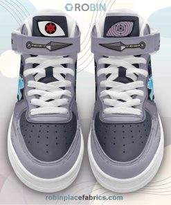 Sasuke Uchiha Sneakers Air Mid Custom Anime Shoes Sasuke Uchiha Sneakers Air Mid Custom Anime Shoes