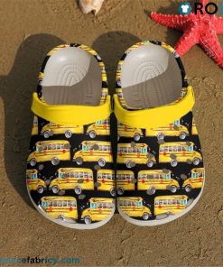 School Bus Driverdrawing Bus Crocs Shoes