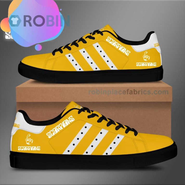 Scorpions Yellow Grand Court Sneaker – Stan Smith Sneaker