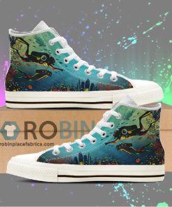 Scuba Canvas High Top Shoes