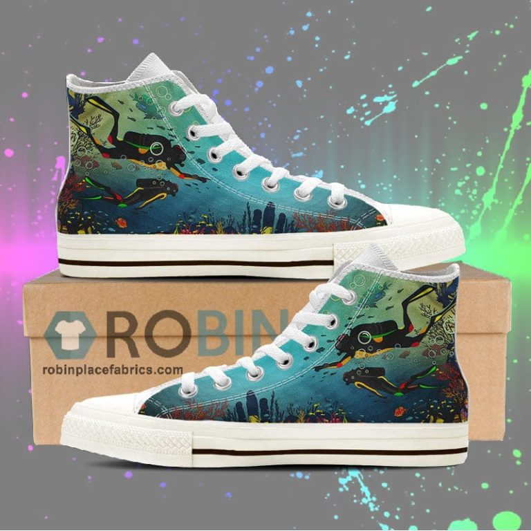 Scuba Canvas High Top Shoes