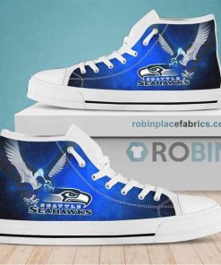 Seattle Seahawks Canvas High Top Sneaker
