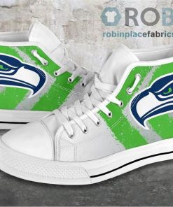 Seattle Seahawks Canvas Sneaker Top Shoes
