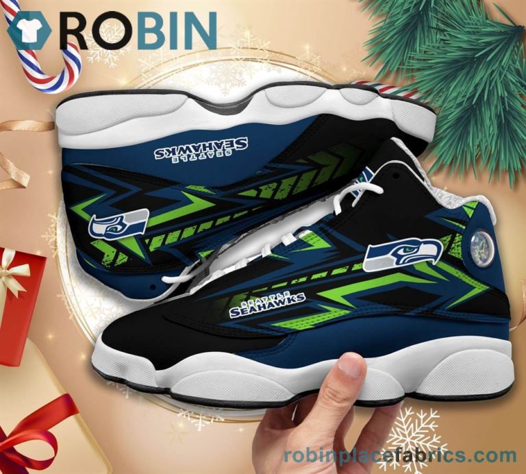 Seattle Seahawks NFL Air Jordan 13 Sneakers