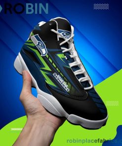 Seattle Seahawks NFL Air Jordan 13 Sneakers