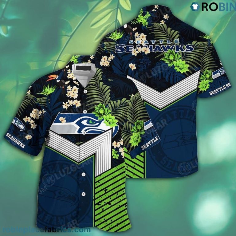 Seattle Seahawks NFL Football Beach Shirt