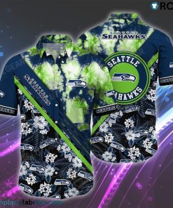 Seattle Seahawks NFL Hawaiian Shirt Graphic Tropical Patterns
