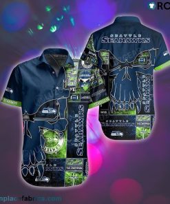 Seattle Seahawks NFL Hawaiian Shirt Skull