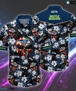 Seattle Seahawks NFL Hawaiian Shirt Skull Punisher