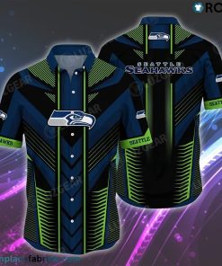 Seattle Seahawks NFL Hawaiian Shirt Summer Short Sleeve Button Down Shirt