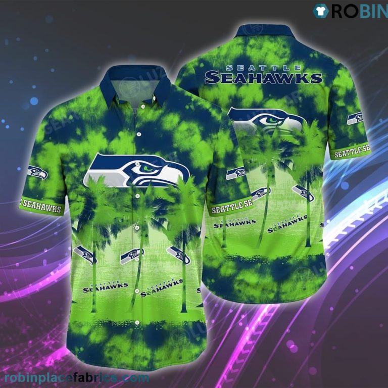 Seattle Seahawks NFL Hawaiian Shirt Tropical Patterns