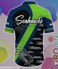 Seattle Seahawks NFL Short Sleeve Button Down Shirt