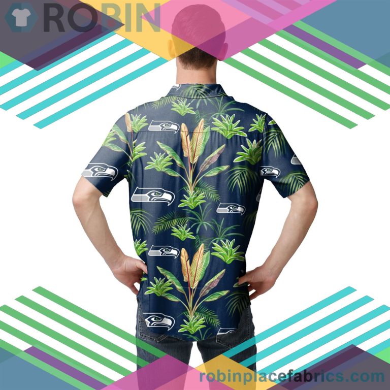 Seattle Seahawks Nfl Victory Vacay Button Up Shirt