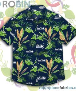 Seattle Seahawks Nfl Victory Vacay Button Up Shirt