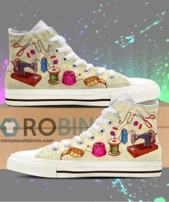 Sewing Canvas High Top Sneaker