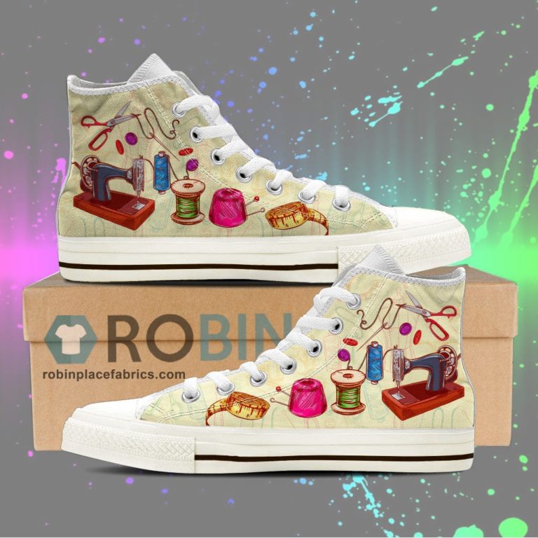 Sewing Canvas High Top Sneaker