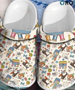 Sewing Quilting Crocs Shoes