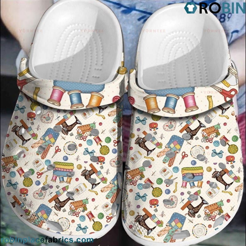 Sewing Quilting Crocs Shoes - RobinPlaceFabrics