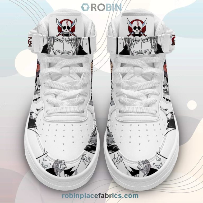 Shanks Sneakers Air Mid Custom One Piece Anime Shoes