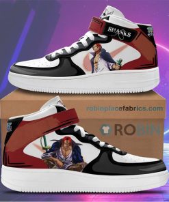 Shanks Sneakers Air Mid One Piece Anime Shoes Shanks Sneakers Air Mid One Piece Anime Shoes