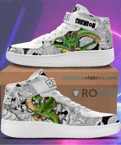 Shenron Sneakers Air Mid Custom Dragon Ball Anime Shoes Shenron Sneakers Air Mid Custom Dragon Ball Anime Shoes