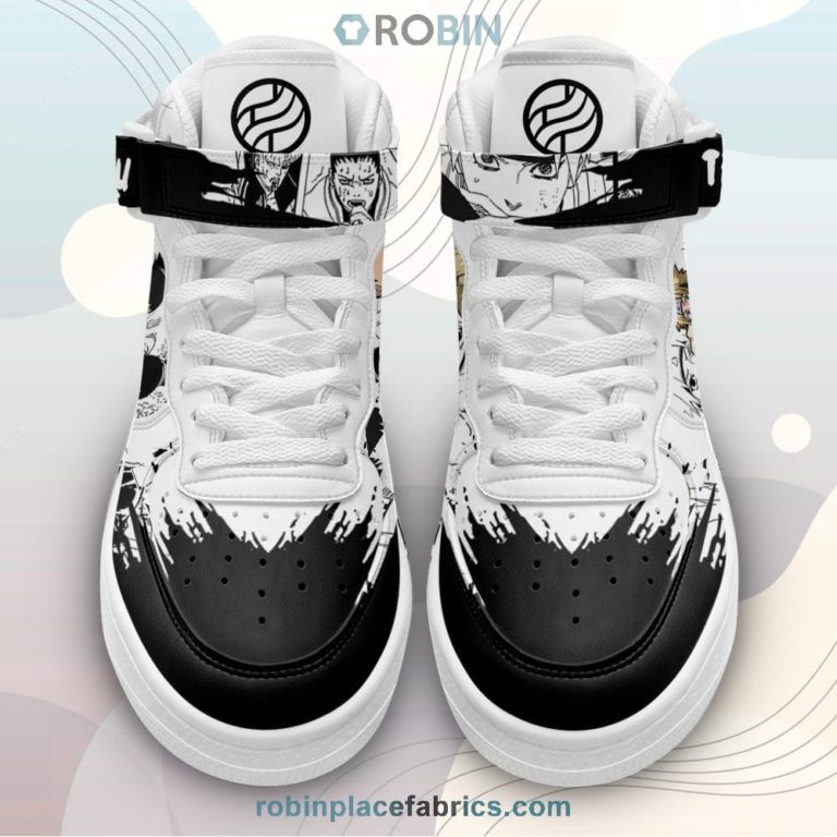Shikimaru and Temari Sneakers Air Mid Custom Anime Shoes