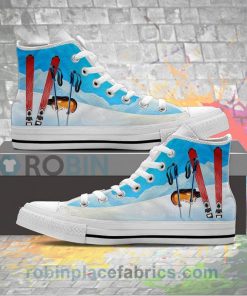Skiing Addict Canvas High Top Sneaker