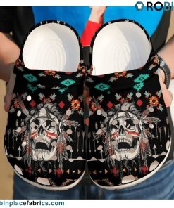 Skull Art Tatoo Crocs Shoes