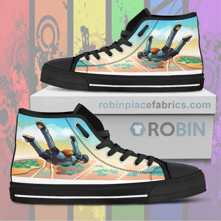 Skydiving Canvas High Top Sneaker