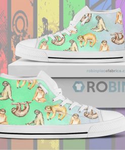 Sloth Canvas High Top Sneaker