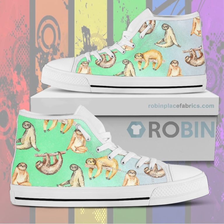 Sloth Canvas High Top Sneaker