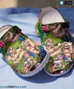 Sloth Tribe Sloth With Nature Crocs Shoes