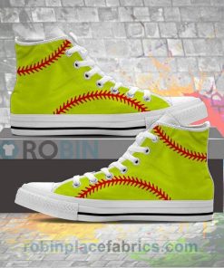 Softball Canvas High Top Sneaker