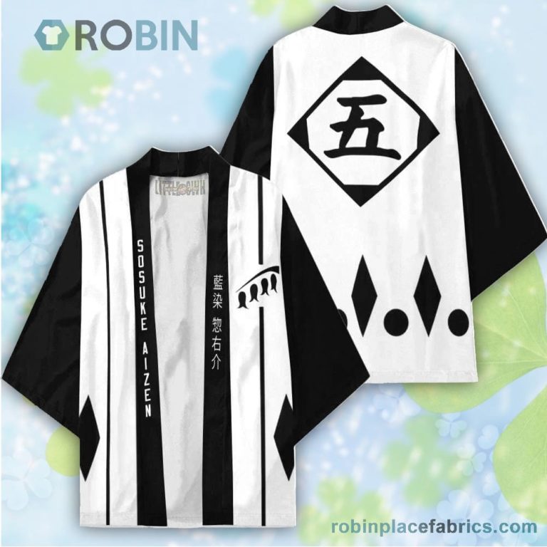 Sosuke Aizen Bleach Kimono Cardigans