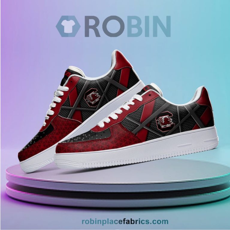 South Carolina Gamecocks NCAA Football Team Air Force 1 NAF Sneakers