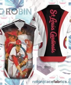 St Louis Cardinals 1979 Oil Paint Style Hawaiian Shirt