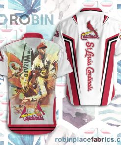 St Louis Cardinals The Wizard Ozzie Smithhawaiian Summer Shirts