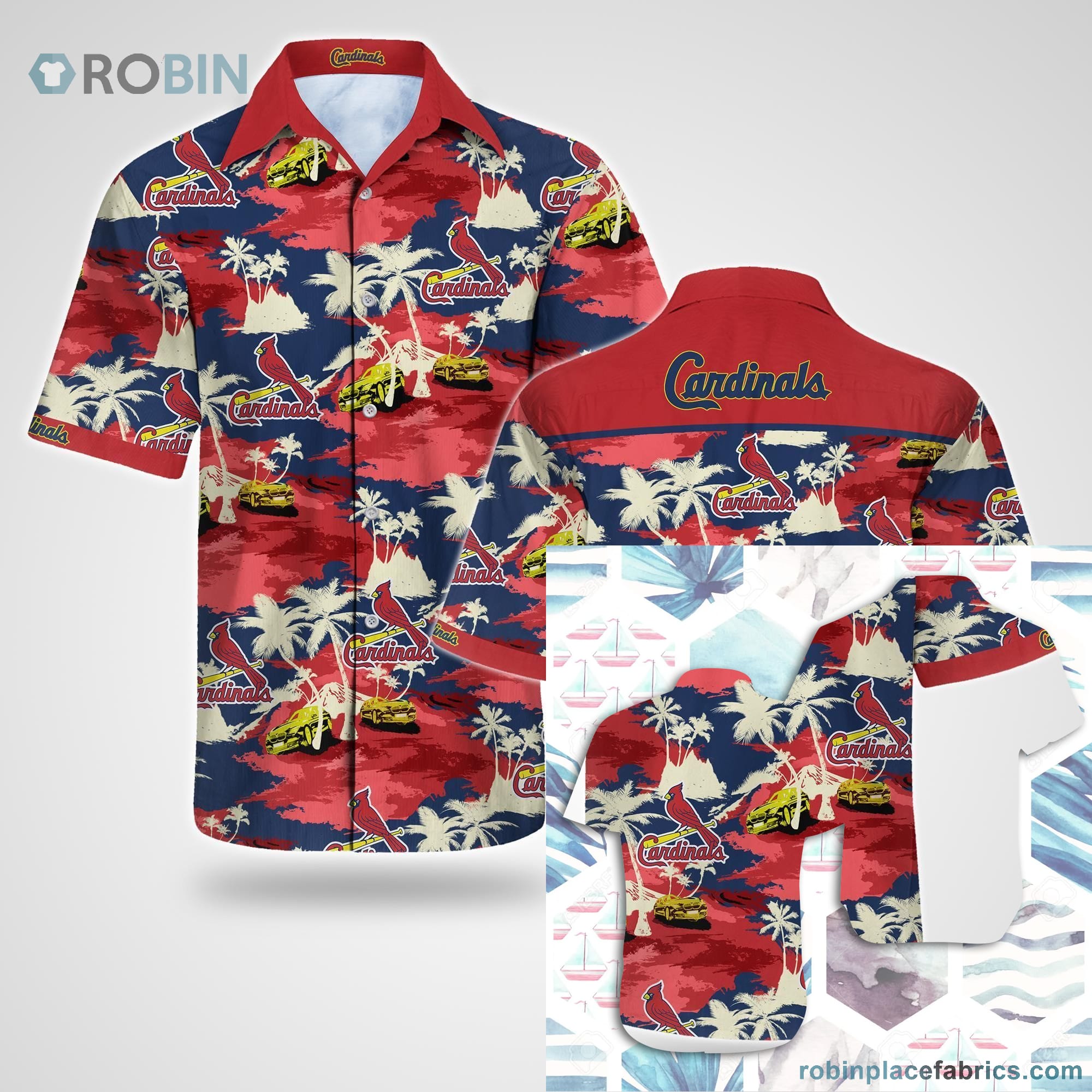 St Louis Cardinals Tommy Bahama Hawaiian Shirt - RobinPlaceFabrics