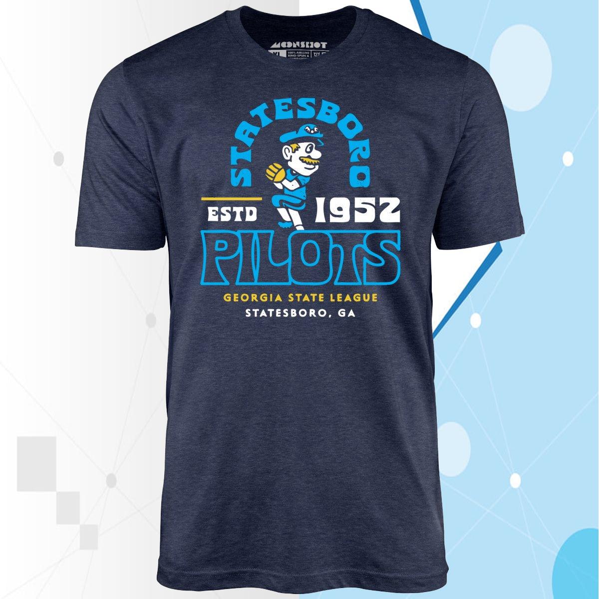 Statesboro Pilots – Georgia – Vintage Minor League Baseball Unisex T-Shirt Statesboro Pilots – Georgia – Vintage Minor League Baseball Unisex T-Shirt