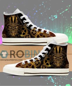 Steampunk Canvas High Top Sneaker